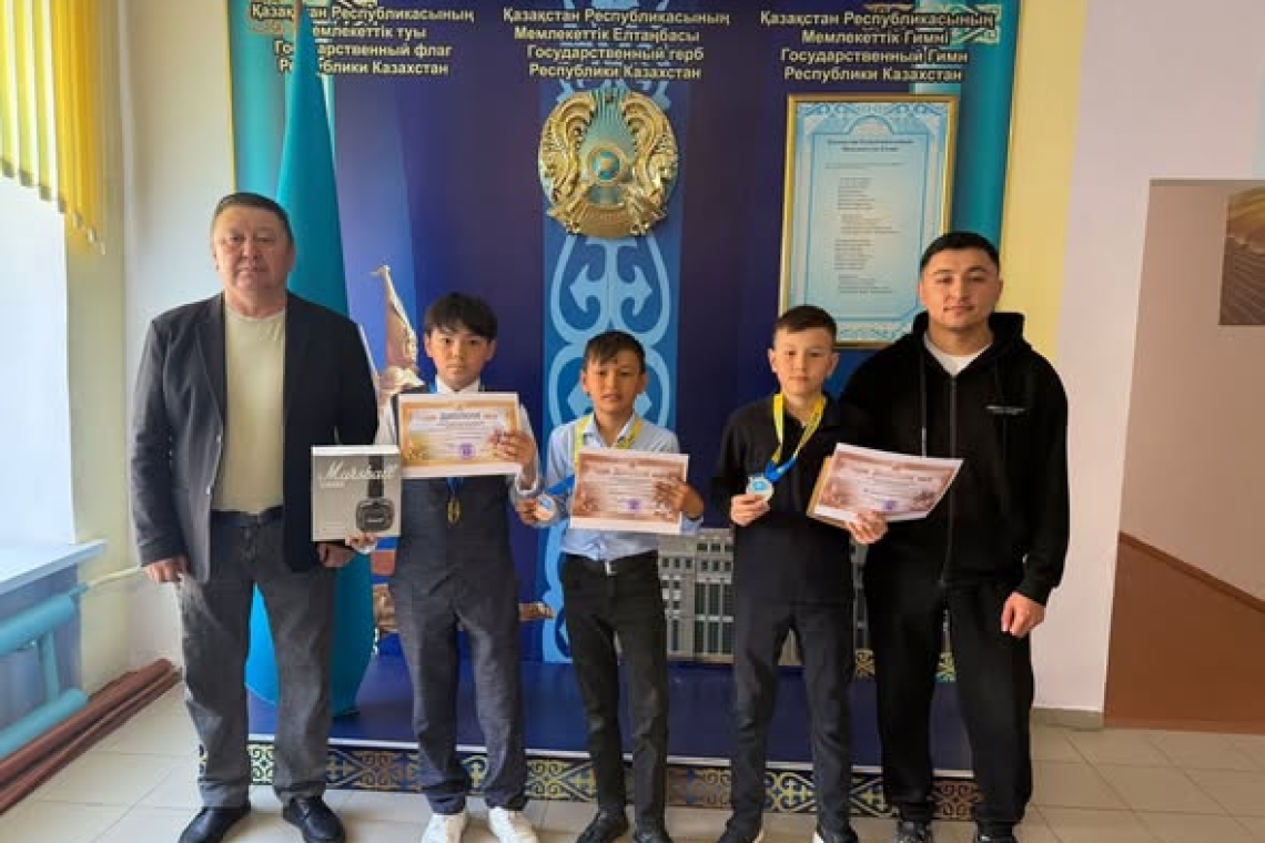 Мектебіміздің 5–6 сынып оқушылары қазақ күресі жарысында жүлделі орындарға ие болып, жақсы нәтиже көрсетті.